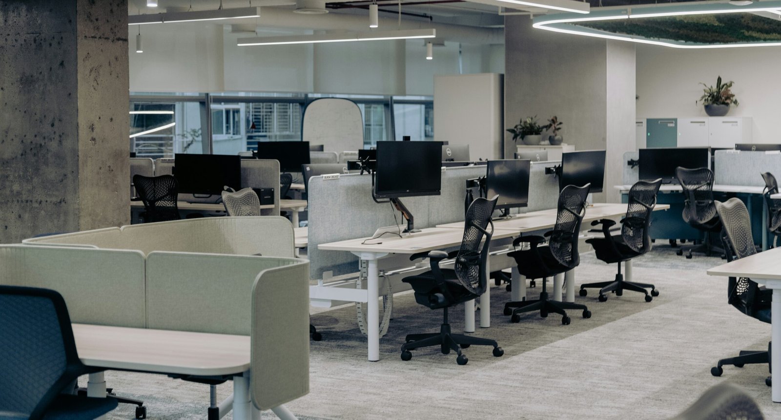 A modern open-plan office